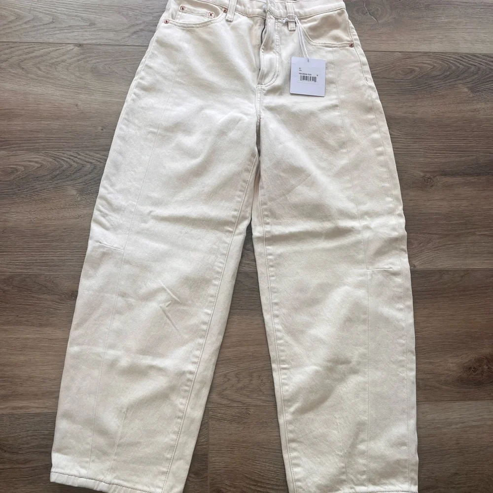 NWT Pistola Eli High Rise Arched Leg in Ecru - Picture 7 of 10